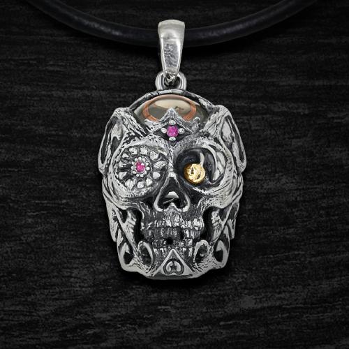 Earth Skull Pendant 